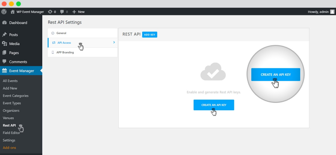 create api key