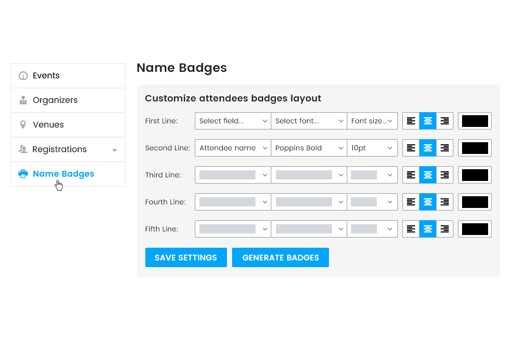 Customizing Badge Layouts