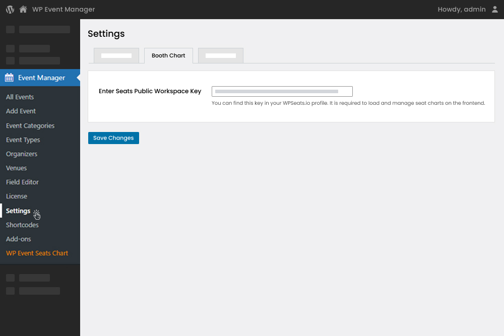 Enabling Seats For Events