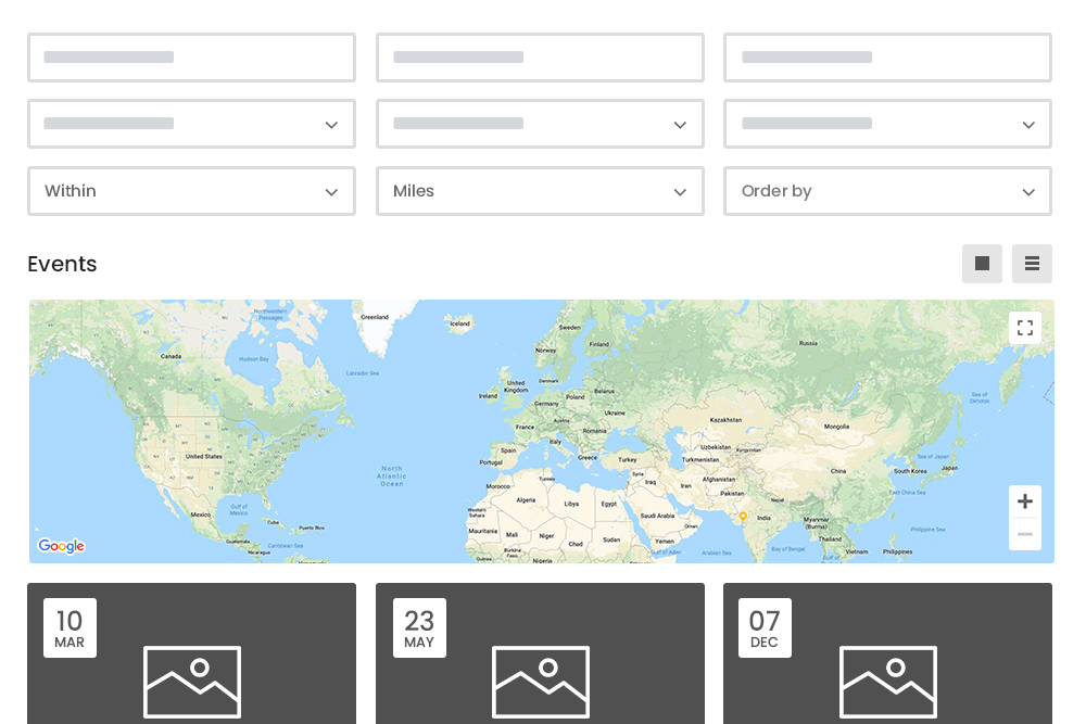 Google Map Filters