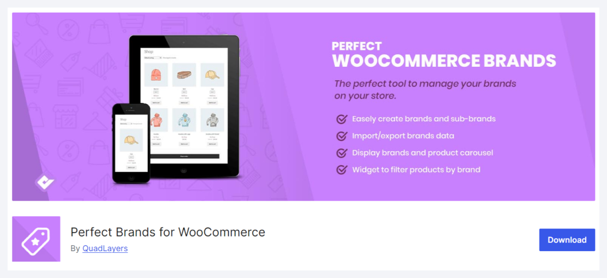 perfect woocommerce brand