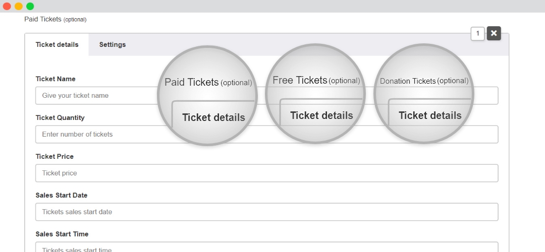 tickets details