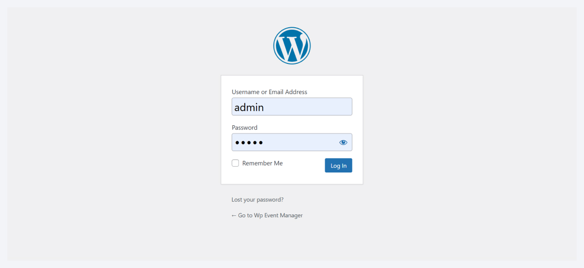 install wordpress event listing theme