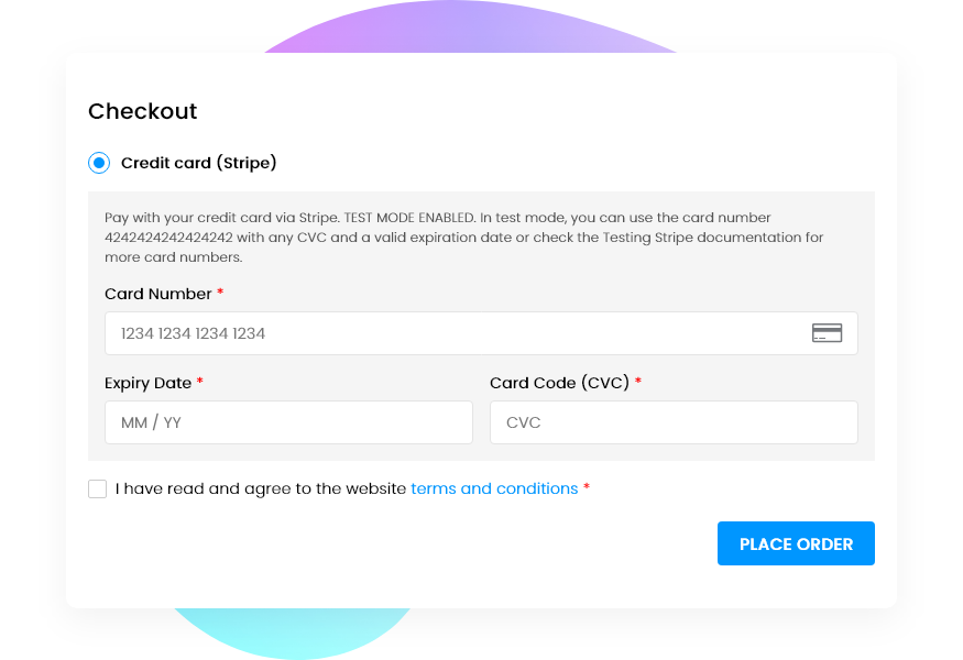 Checkout Page