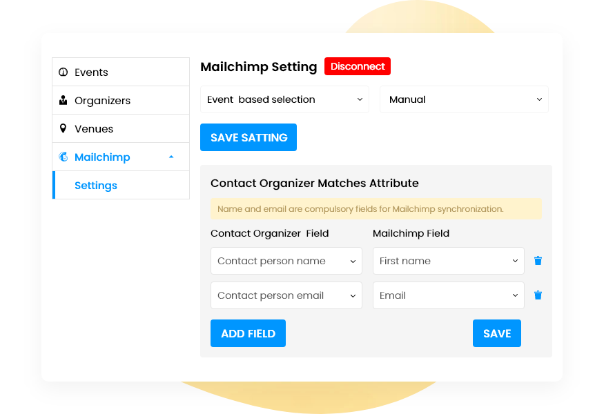 Contact Organizer Integration
