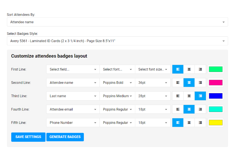 Customize Layout