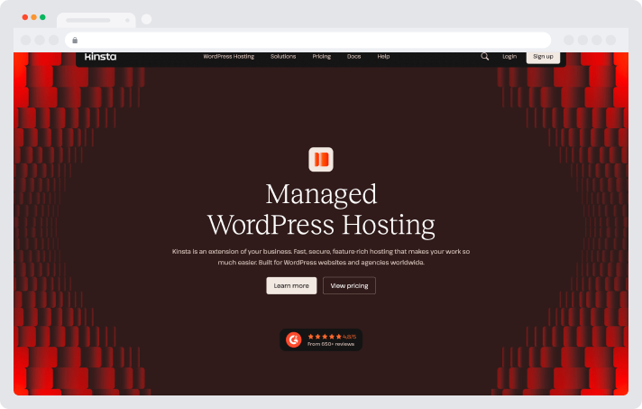kinsta hosting