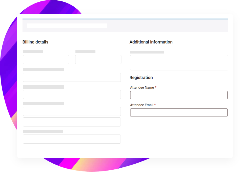 Registration Fields